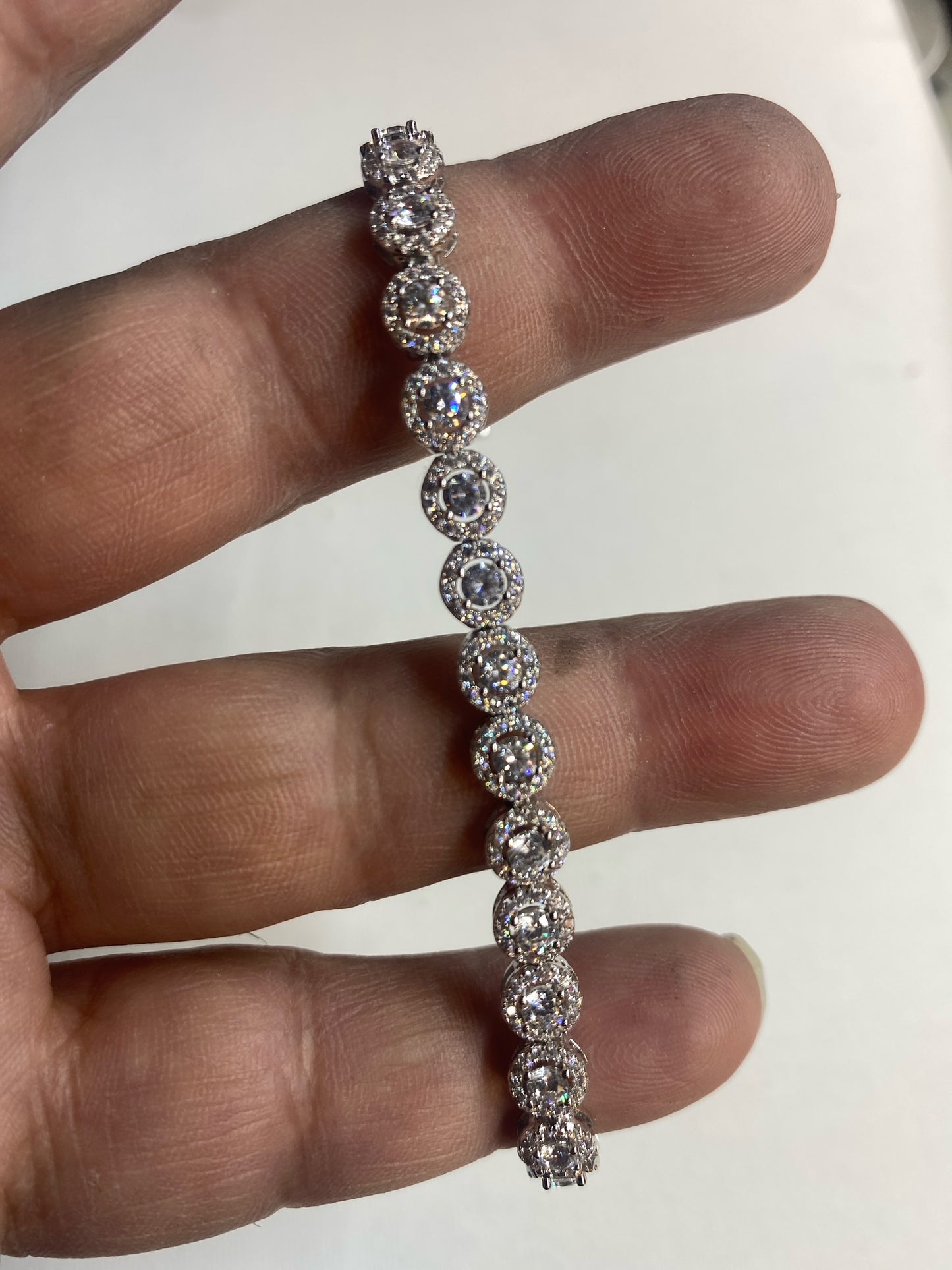 925 Sterling Silver Fancy Bracelet for Women | Elegant Ladies Bracelet 7”