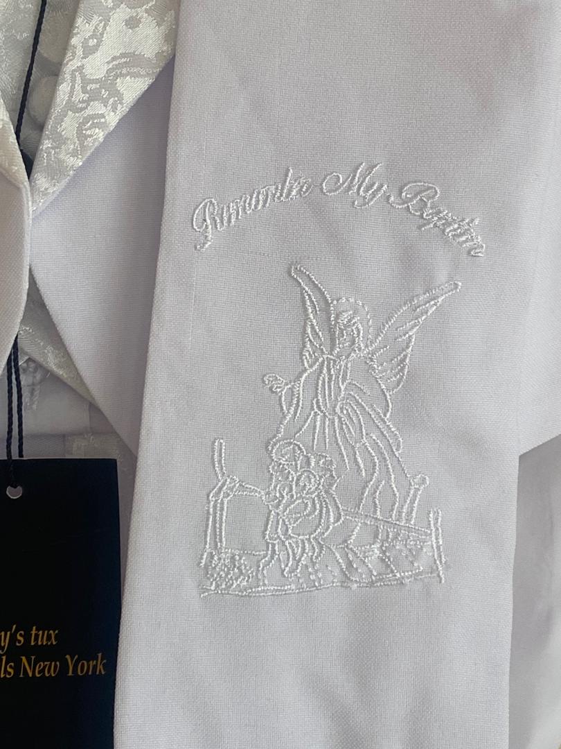 Baby Toddler Boys Easter Christening Baptism Tuxedo Suits White Cross small to 4t