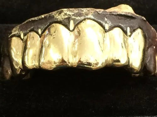 Gold Teeth Caps Grillz mold kit 6 teeth Grills /a8