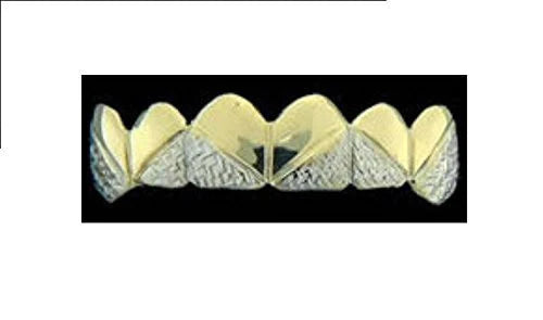 Gold Teeth Caps Grillz mold kit 6 teeth Grills /a10