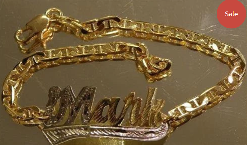 personalized name bracelet sp lady size or teen or baby size