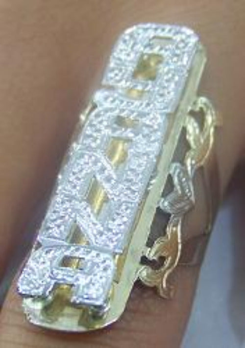 Name Rings Nameplate Personalized birds style up down