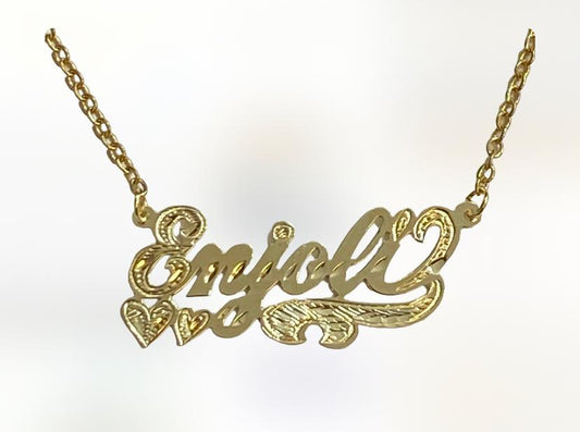 Personalized Nameplate Name Necklace sp1