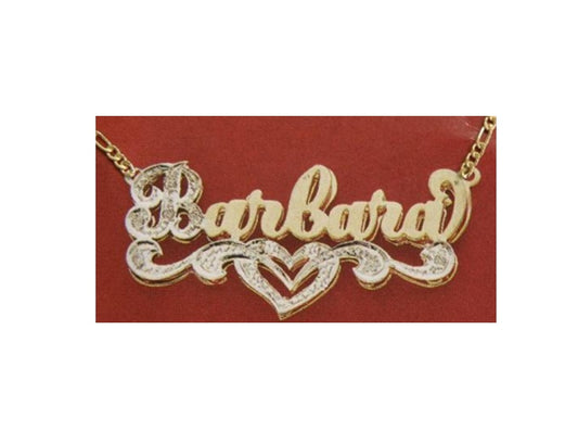 gold personalized name necklace 10k 14k