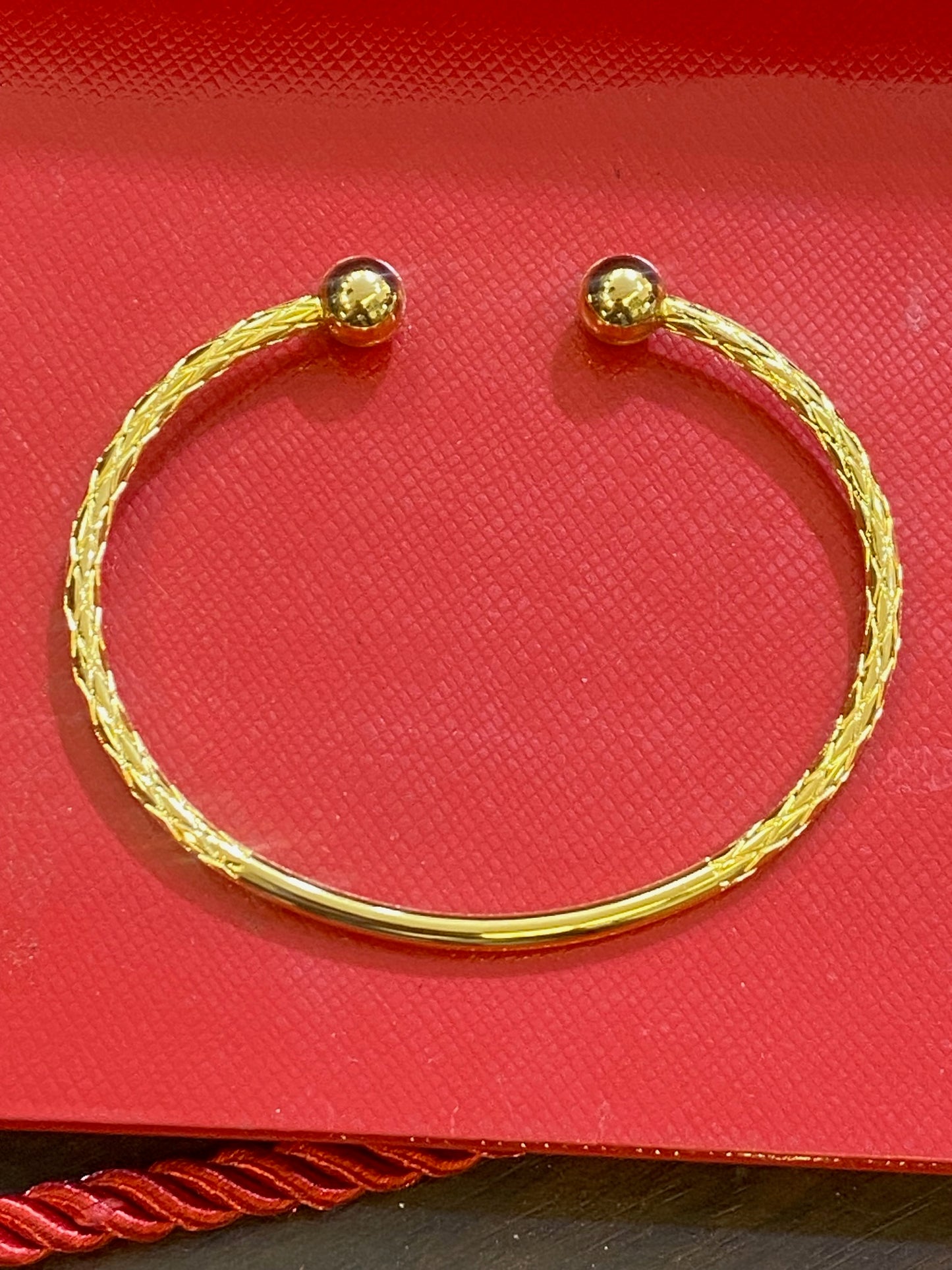 west indian bangles gold color never tarnish guarantee 7 to 7.5 inch wrist