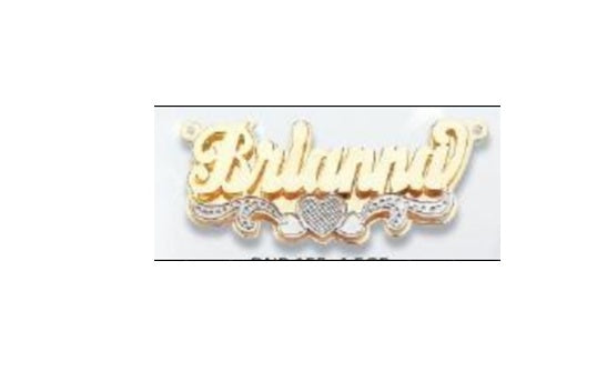 name necklace 10k 14k gold custom