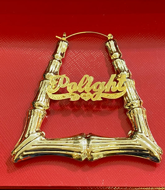 door knocker name earrings