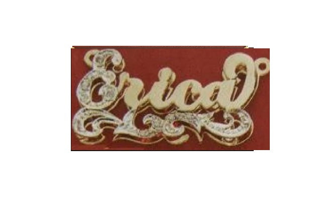 10k 14k gold custom nameplate necklace long lasting