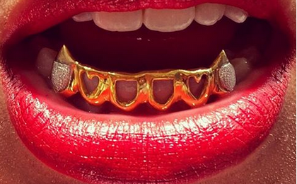 Gold Teeth Caps Grillz mold kit 6 teeth Grills gold plated - white gold -10k - 14k /z5