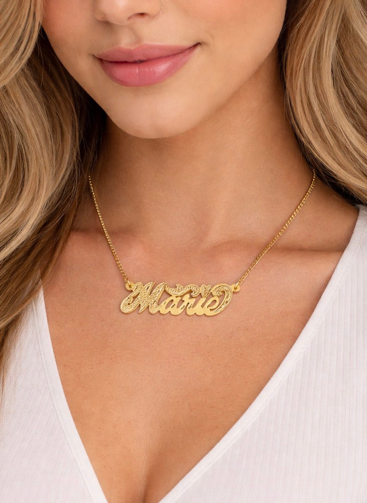 personalized gold name necklace custom jewelry