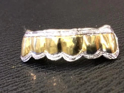 Gold Teeth Caps Grillz mold kit 6 teeth Grills /a3