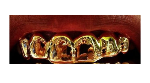 Gold Teeth Caps Grillz mold kit 6 teeth Grills /a 20
