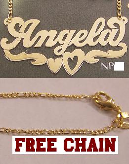 personalized name necklace chain sp8