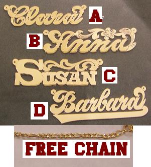 personalized name necklace chain sp 2