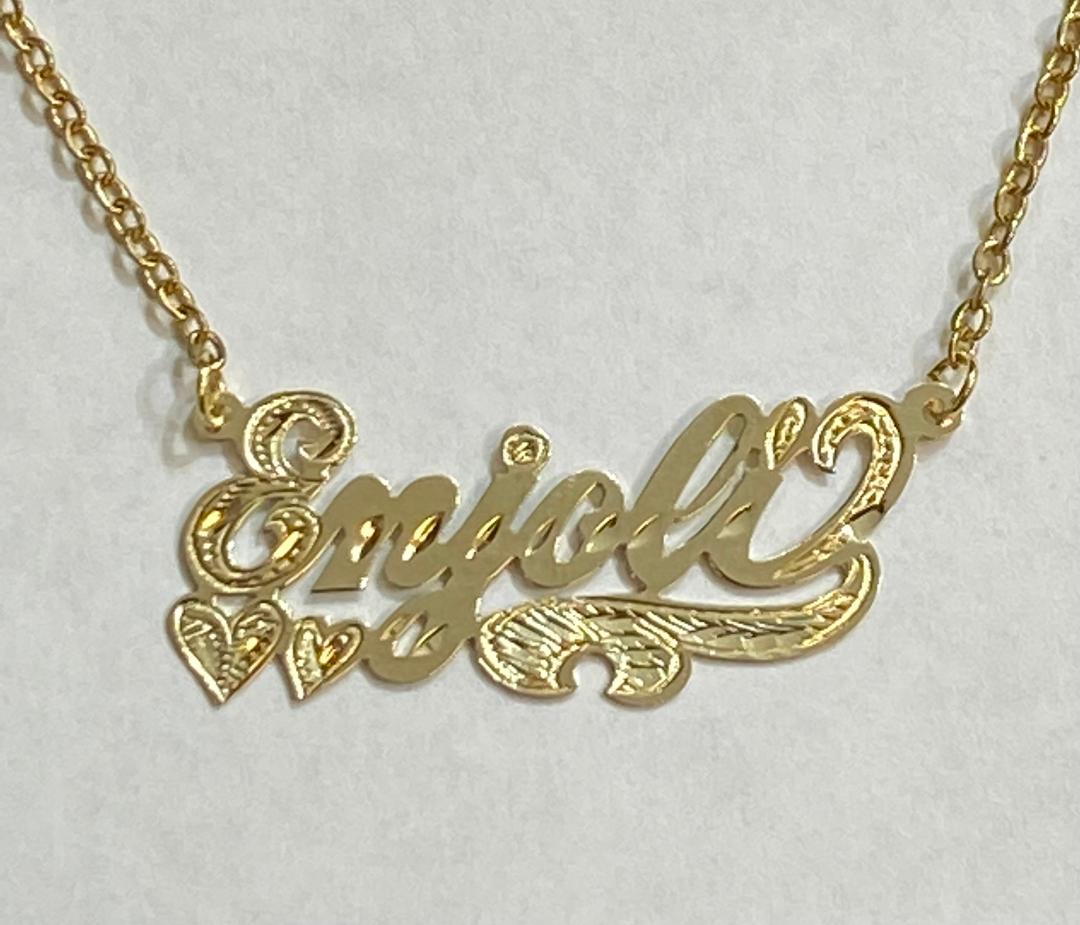 Personalized Nameplate Name Necklace sp1