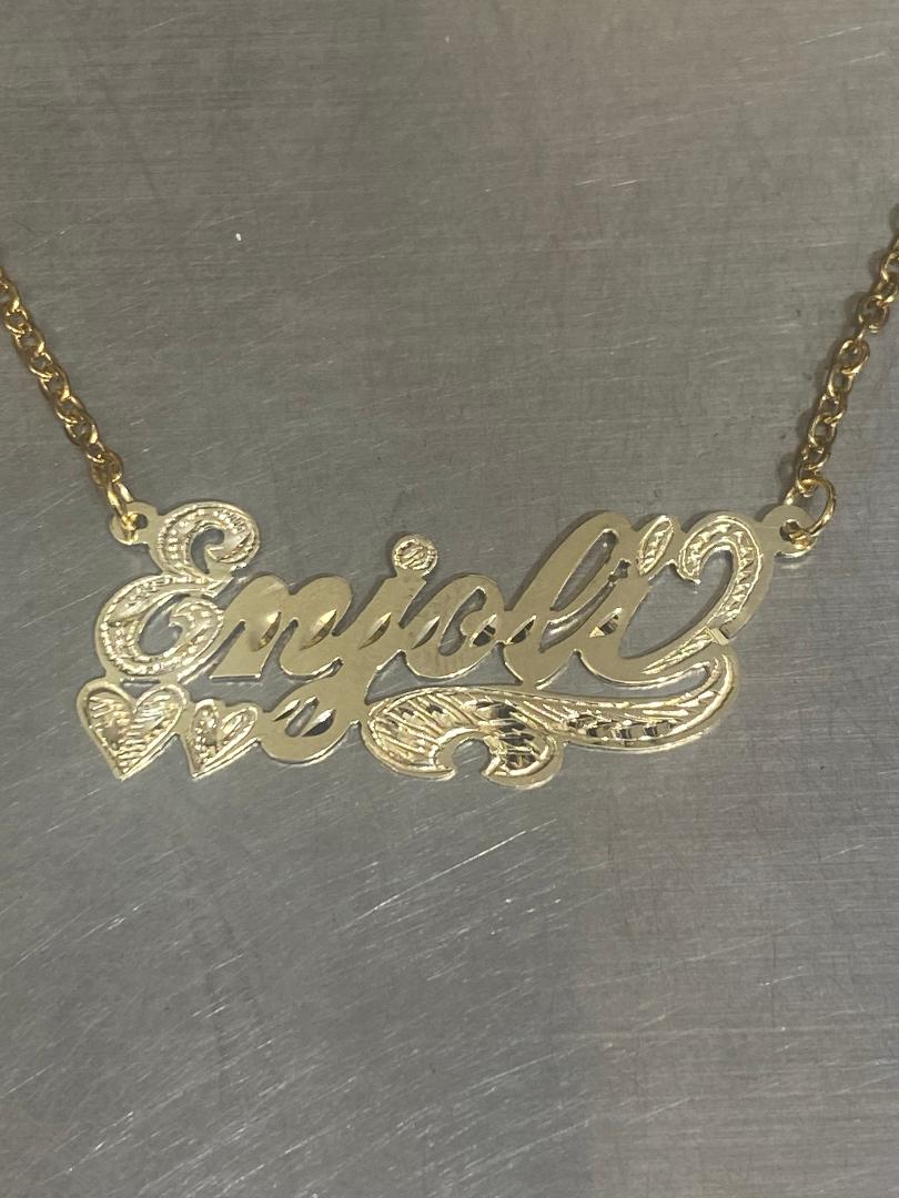 Personalized Nameplate Name Necklace sp1